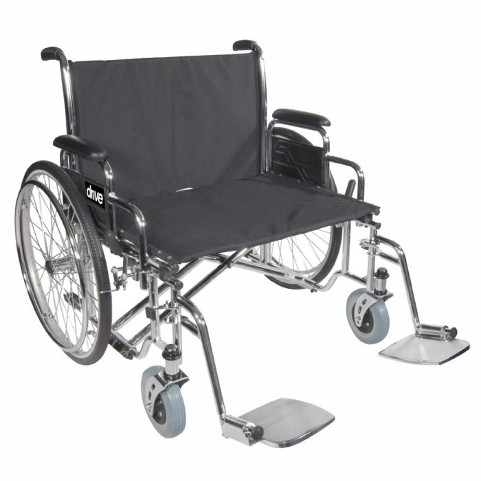Bariatric Sentra EC Heavy Duty Extra Wide Wheelchair