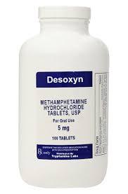 Desoxyn (methamphetamine) 5mg HCL tablets, USP