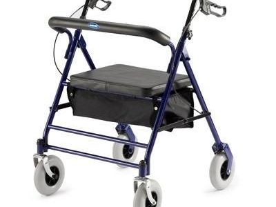 Bariatric Rollator Walker with Padded Seat