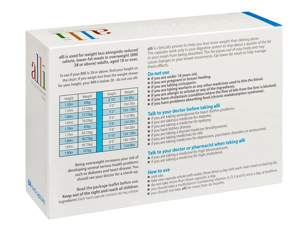 Alli Weight Loss Capsules